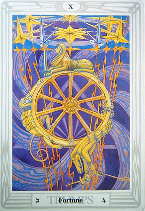 wheel of fortune thoth tarot meaning