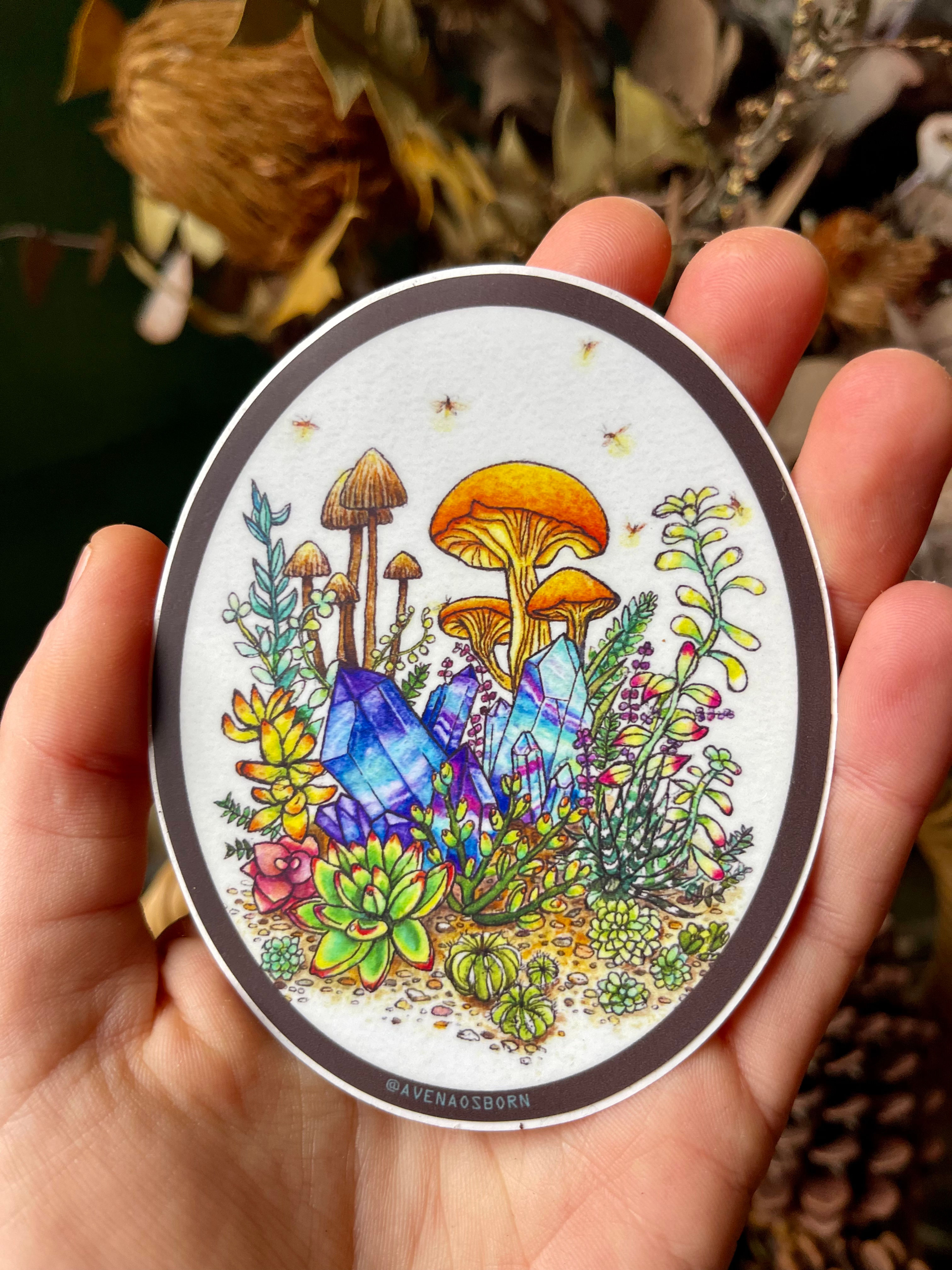 Crystal Garden Sticker