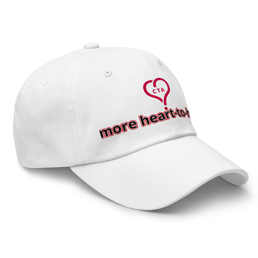 Thumbnail: CTA More Heart to Heart -Classic Dad Hat | Yupoong 6245CM