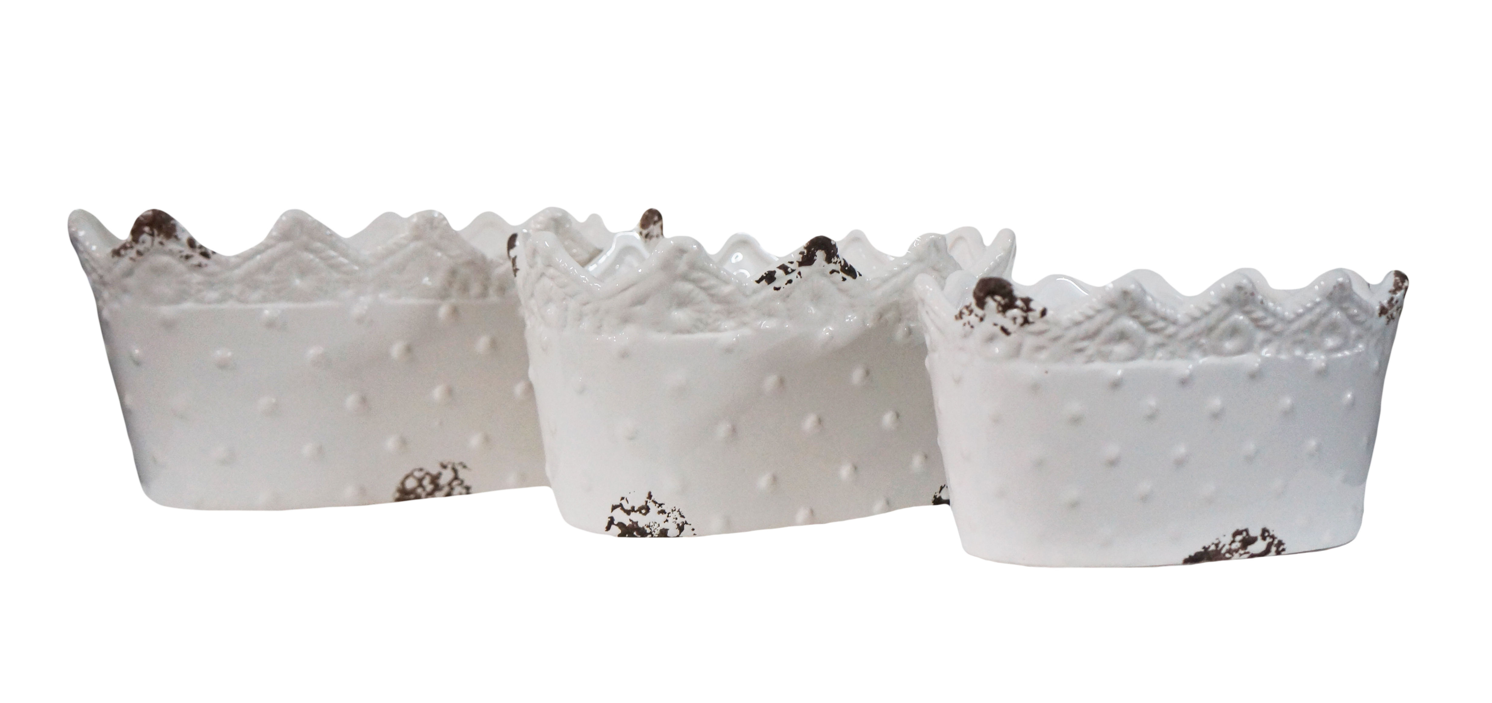 SET DE MACETAS CERÁMICA