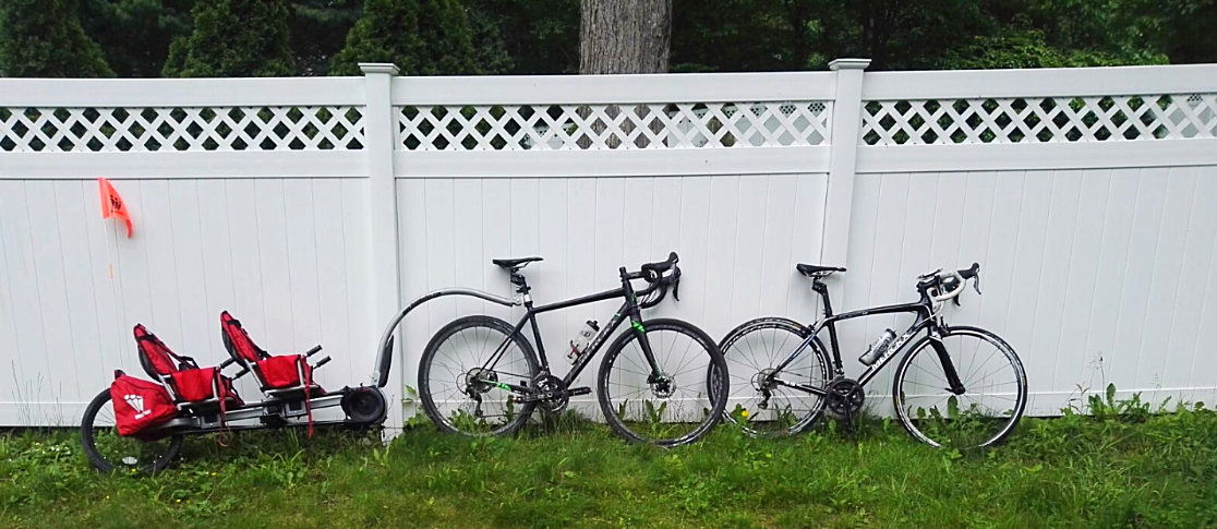 weehoo bike trailer double