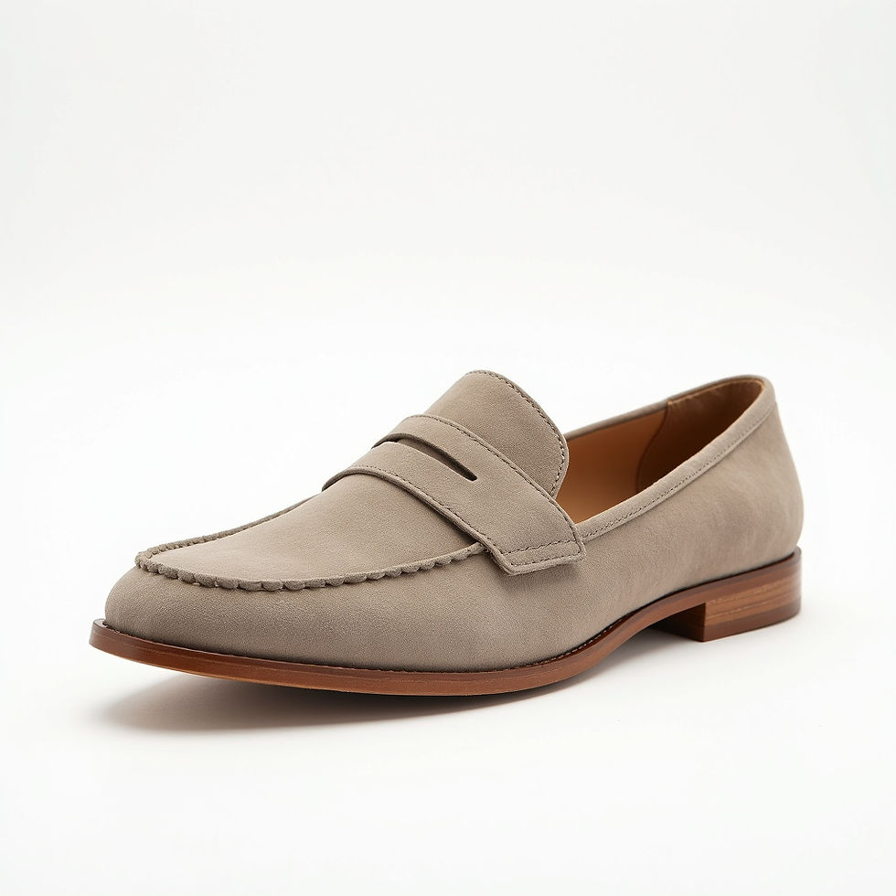 Minimalist Suede Loafers