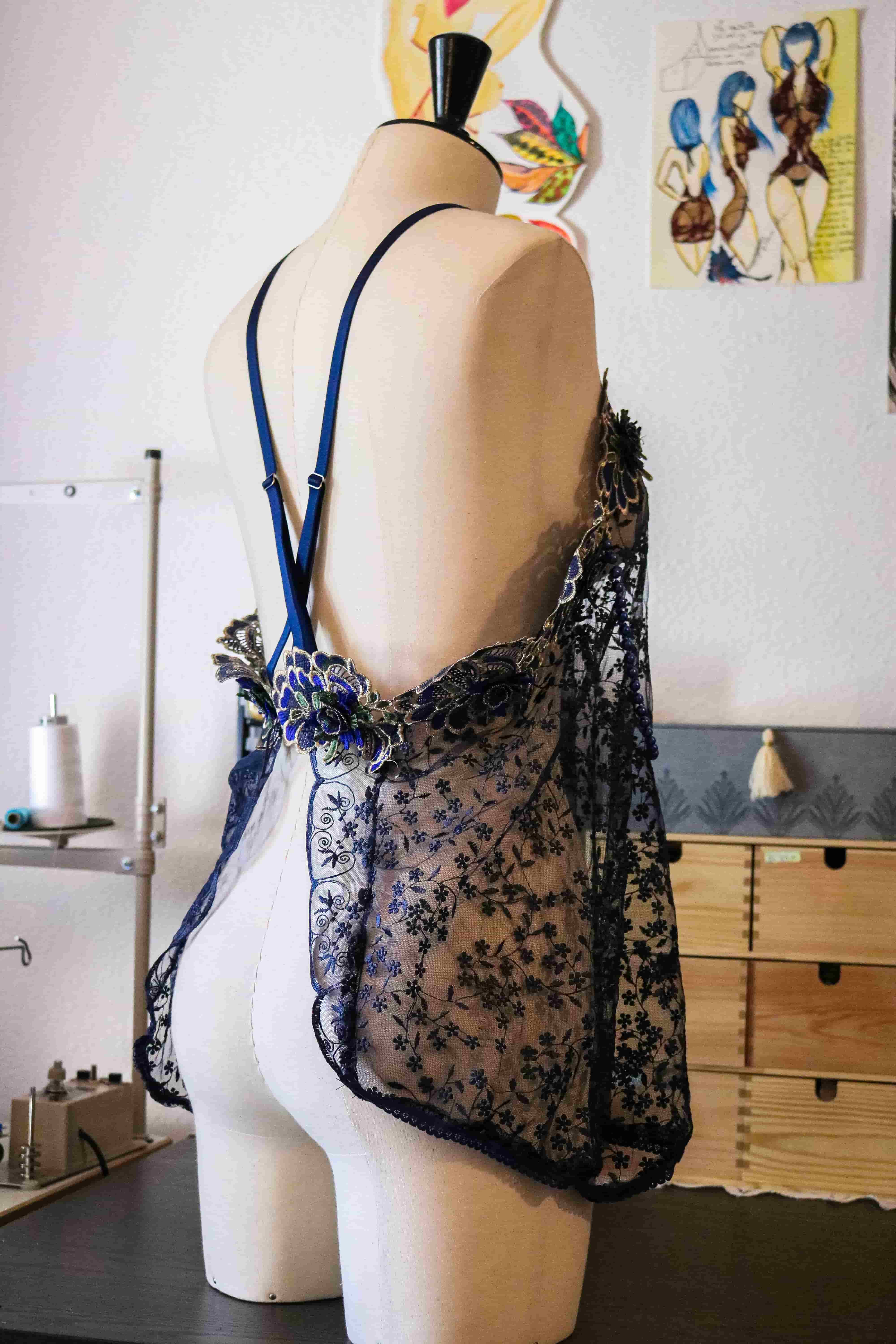 Nuisette Perles Bleues - Marie Moi