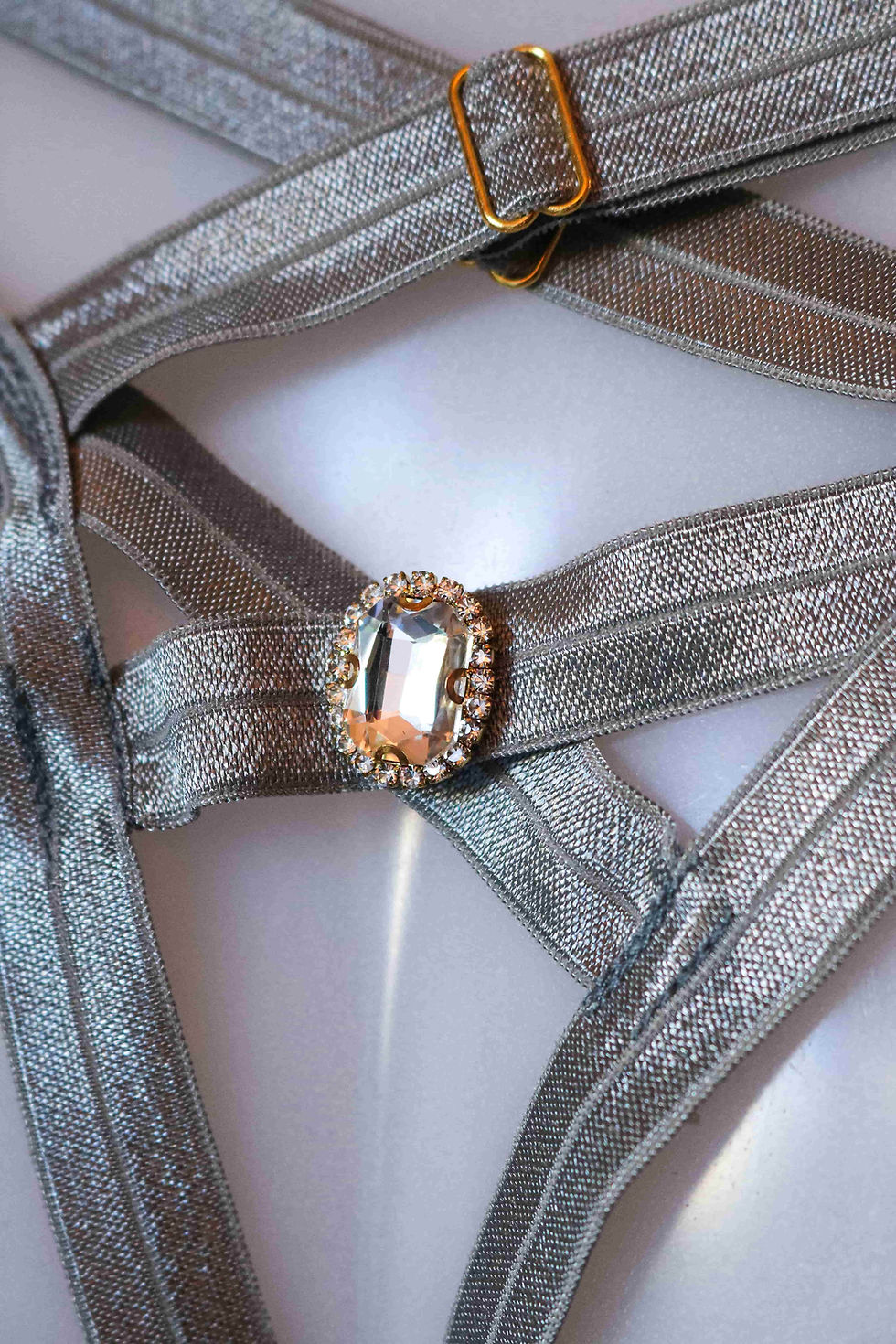 Miniature : Body Broderie Cage – Fleur Impériale