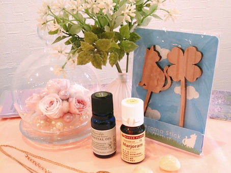 今日のアロマ🌼スィートマージョラム(ストレスによる痛みを和らげる)