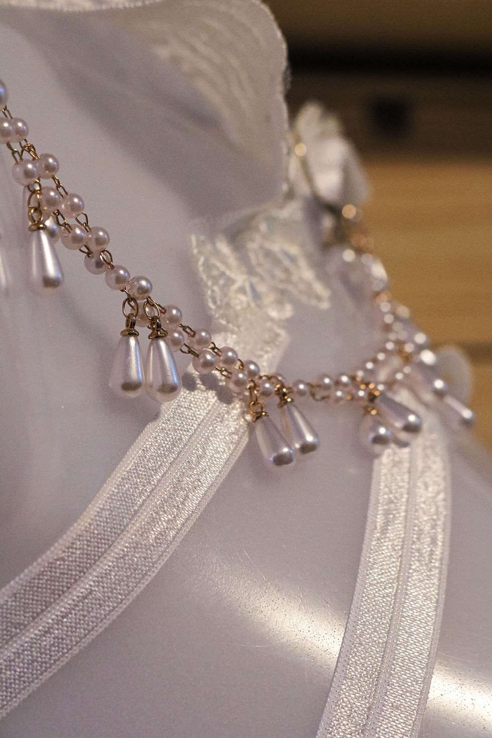 Miniature : Body Dame Blanche - Body Brodery Cage