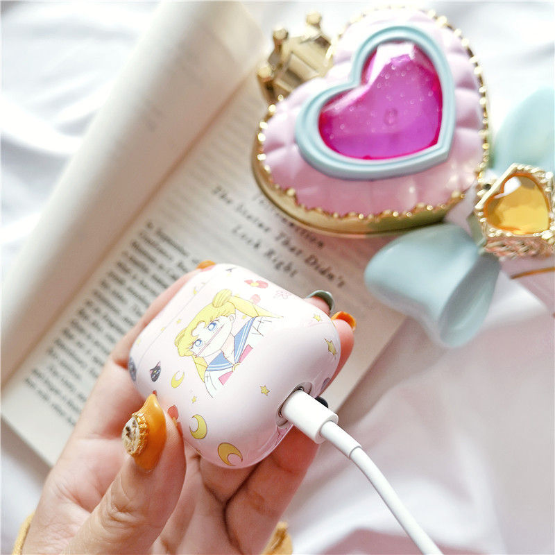 Thumbnail: Creative Cute Girl AirPods Case for Wireless Headphones