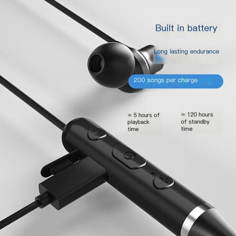Thumbnail: Lenoo XE05 Wireless Bluetooth Neckband Earbuds for Sports