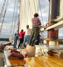 Taking Down the Sail