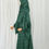 Thumbnail: Bottle Green Salah Dress With Attached Shaila
