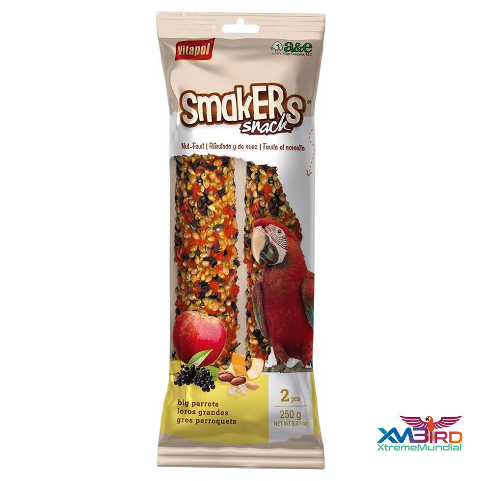 Thumbnail: A & E Cages Smakers Snack Nut Treat Stick for Parrots 1ea/8.82 oz, 2 ct