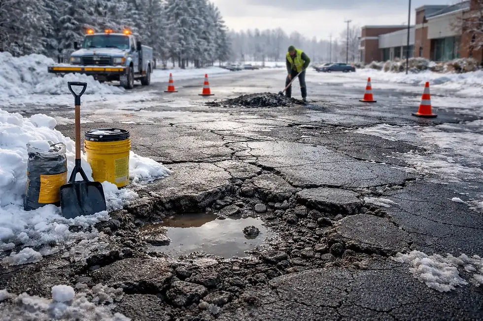 How Winter Weather Impacts Asphalt — And What Property Managers Should Do About It
