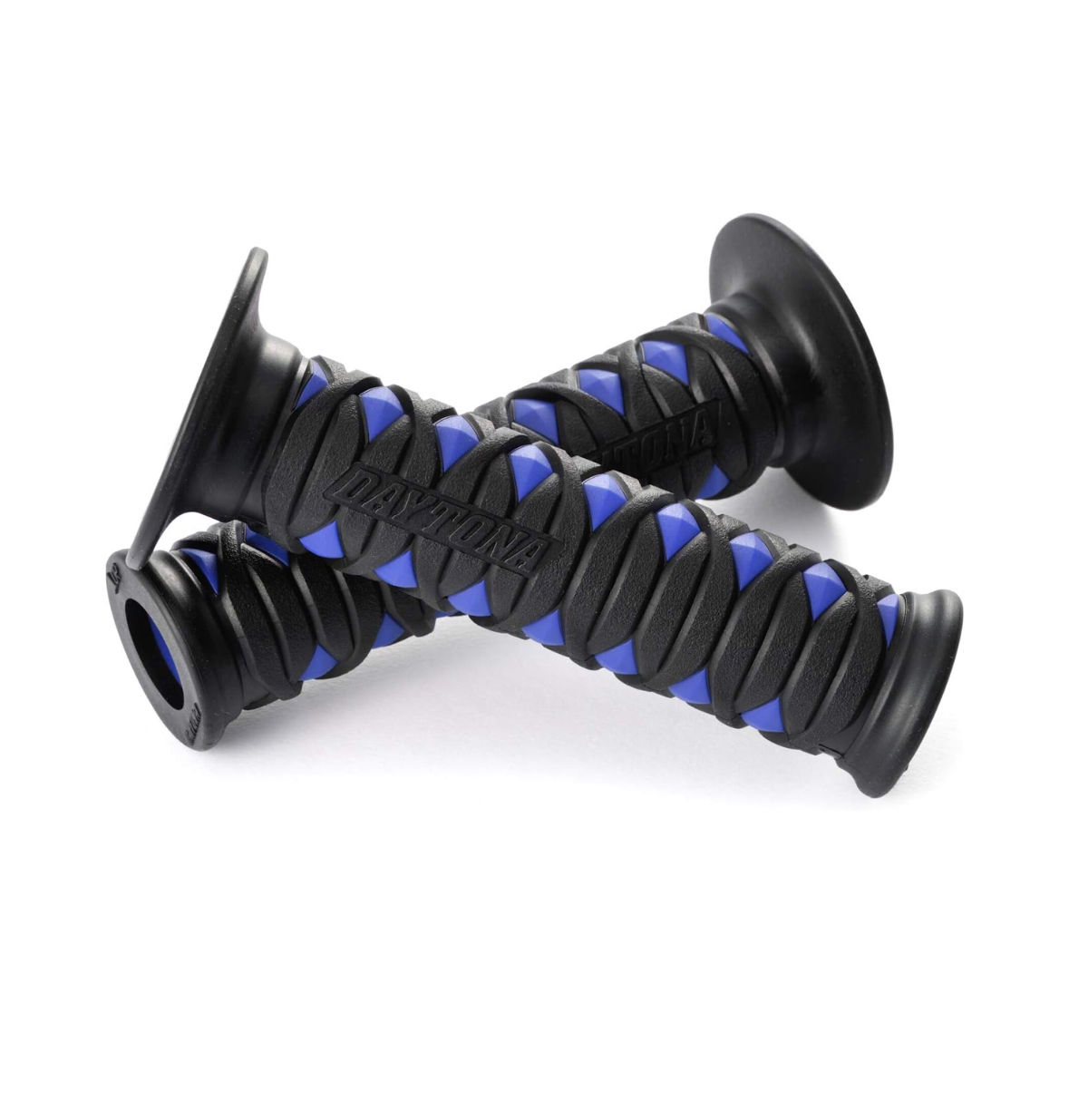 限定デイトナ(Daytona) グリッピーグリップ バイク用 グリップ ハンドル径Φ22.2用 120mm 2層構造 エンド貫通