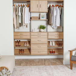 freedomRail Blonde Oak (NEW) Guest Closet
