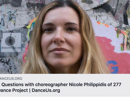 DANCEUS.ORG Interview with Choreographer Nicole Philippidis