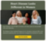 Diverse group of women smiling, highlighting heart health awareness text. Green background with "See If You Qualify" button in yellow.
