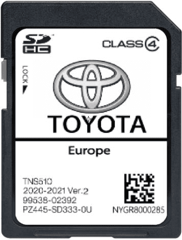 TOYOTA TNS510 SAT NAV SD CARD NAVIGATION MAP UPDATE 2020-2021
