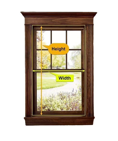 How to measure a window to get an estimate