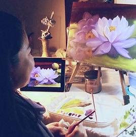 artist/oil painter Sherri Huang