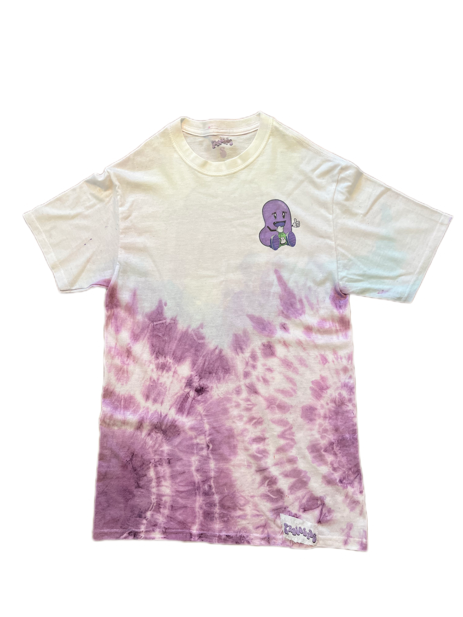 PURPLE x WHITE VINTAGE TIE DYE 