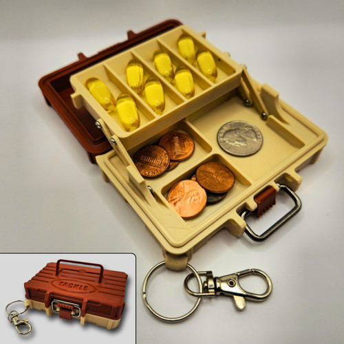 TACKLE BOX ピンバッチ YAMAME Rugged Tiny Tackle Box | InSANDity Fab, LLC