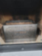 Thumbnail: Pellet basket placed inside fireplace before lighting, showing fit and size
