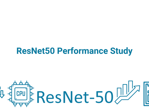 ResNet50 Performance Study