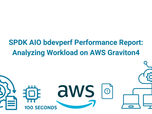 SPDK AIO bdevperf Performance Report: Analyzing Workload on AWS Graviton4
