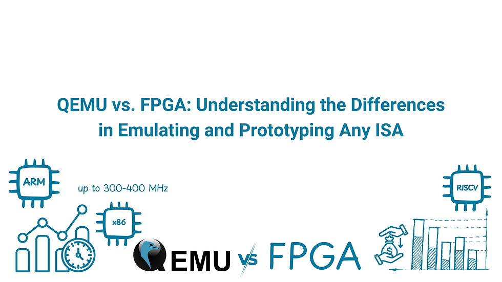 QEMU vs. FPGA: Understanding the Differences in Emulating and Prototyping Any ISA