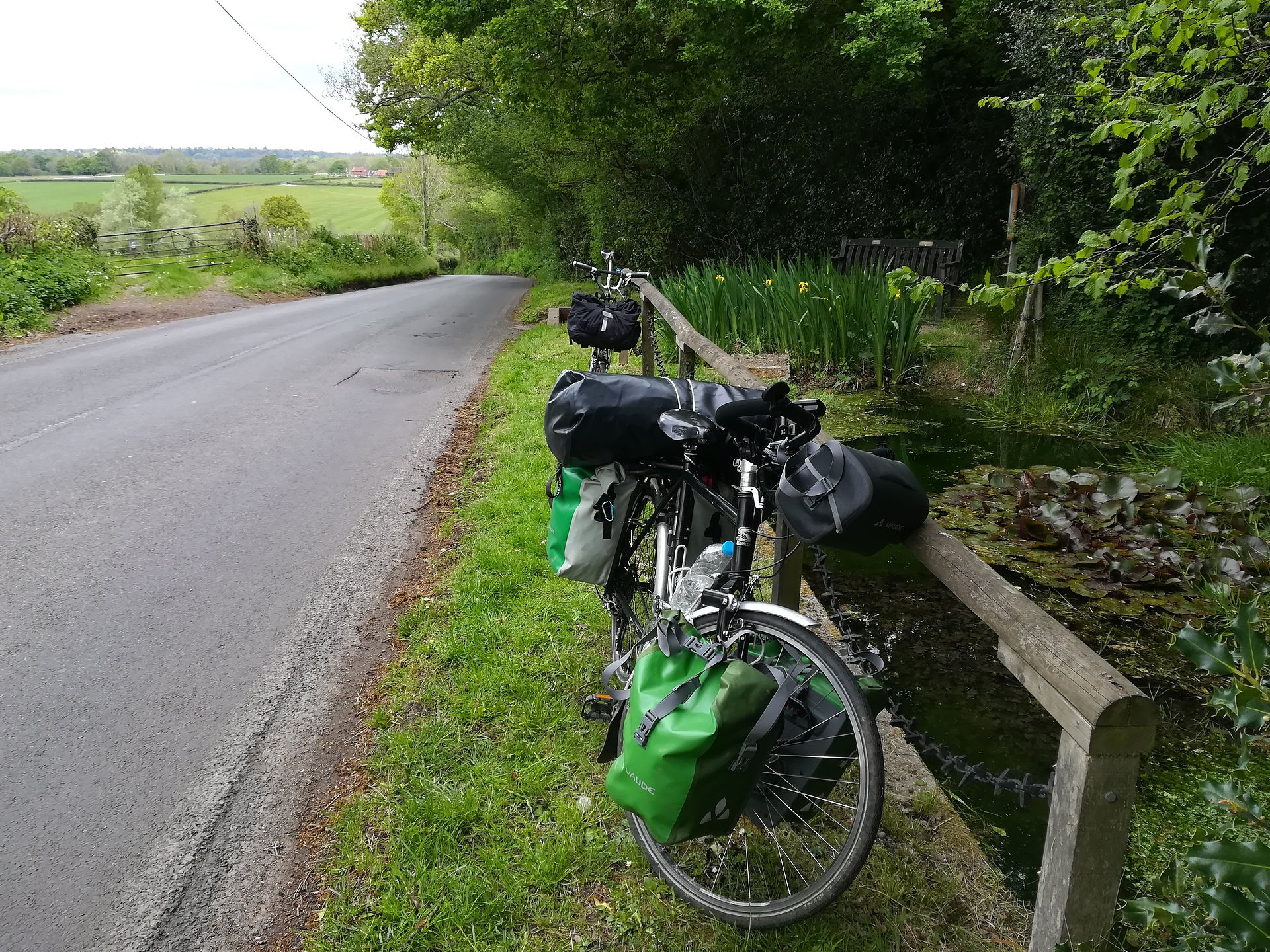 After hill breaks