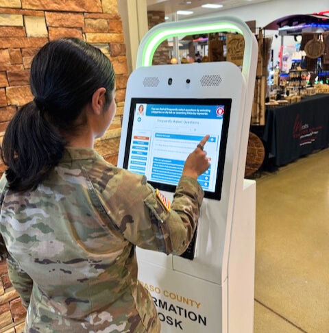 At Fort Bliss, service members can now access county information without leaving the base!
