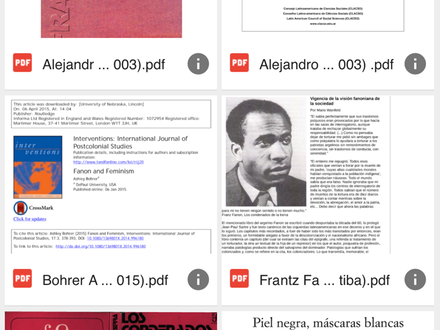 Frantz Fanon: política y poética del sujeto poscolonial. Alejandro J. de Oto