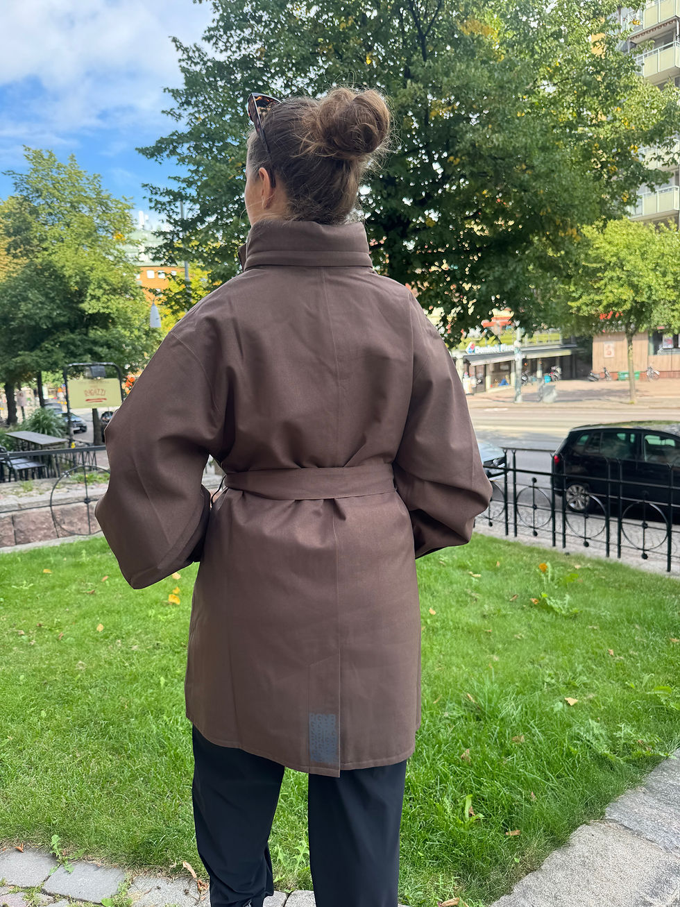 Miniatyrbild: BRGN Rossby coat - chocolate brown