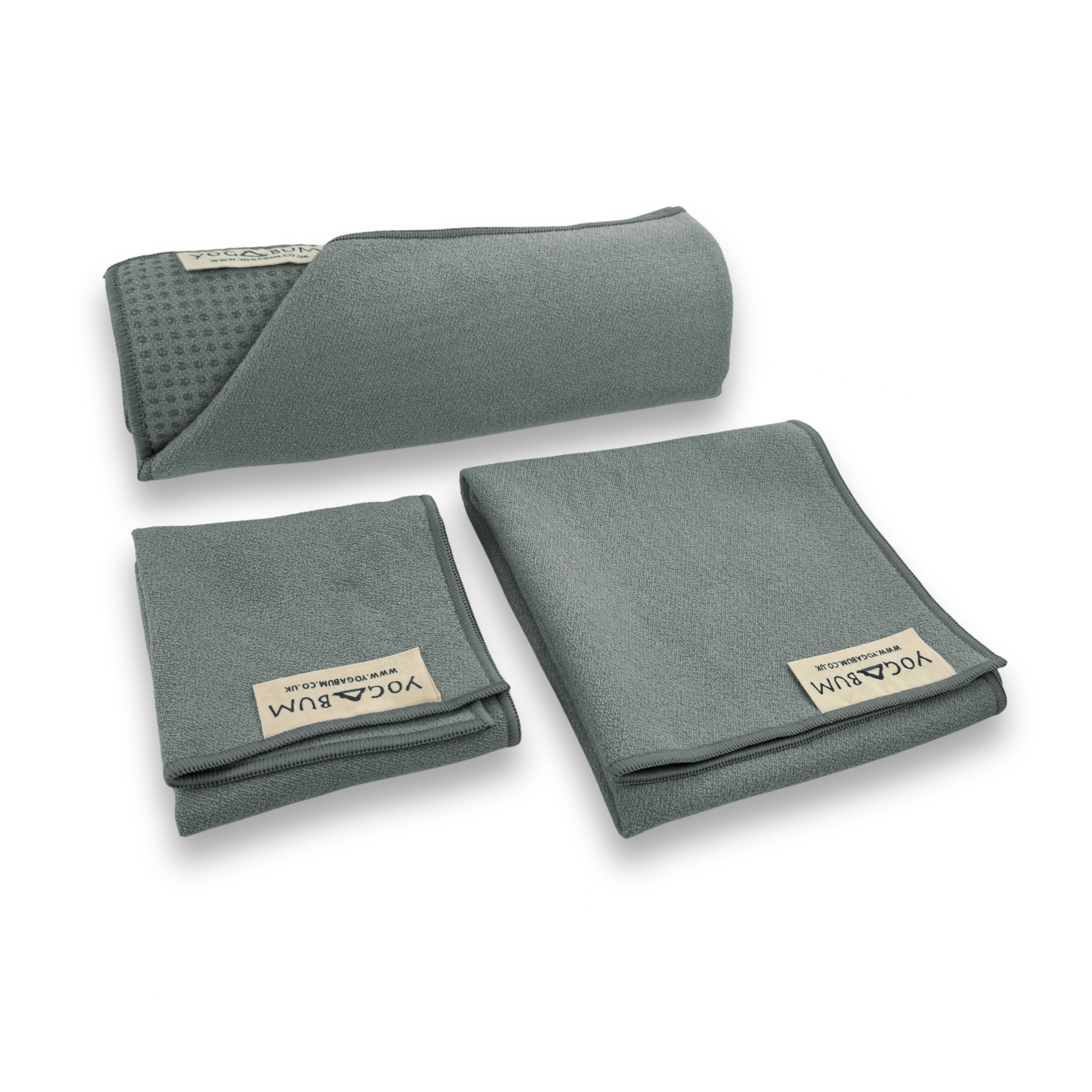 Slate Grey - The Complete Yoga Towel Bundle