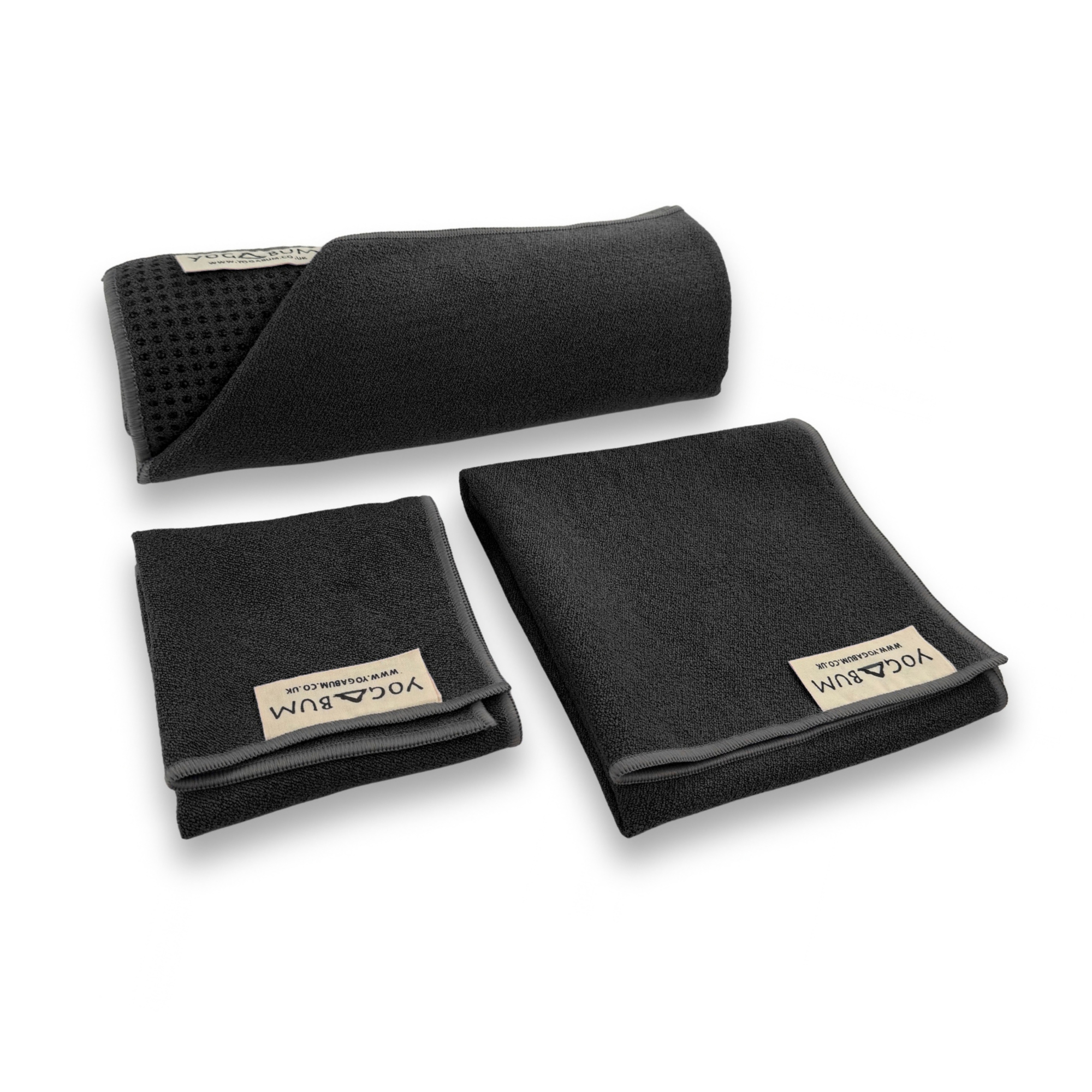 Black - The Complete Yoga Towel Bundle