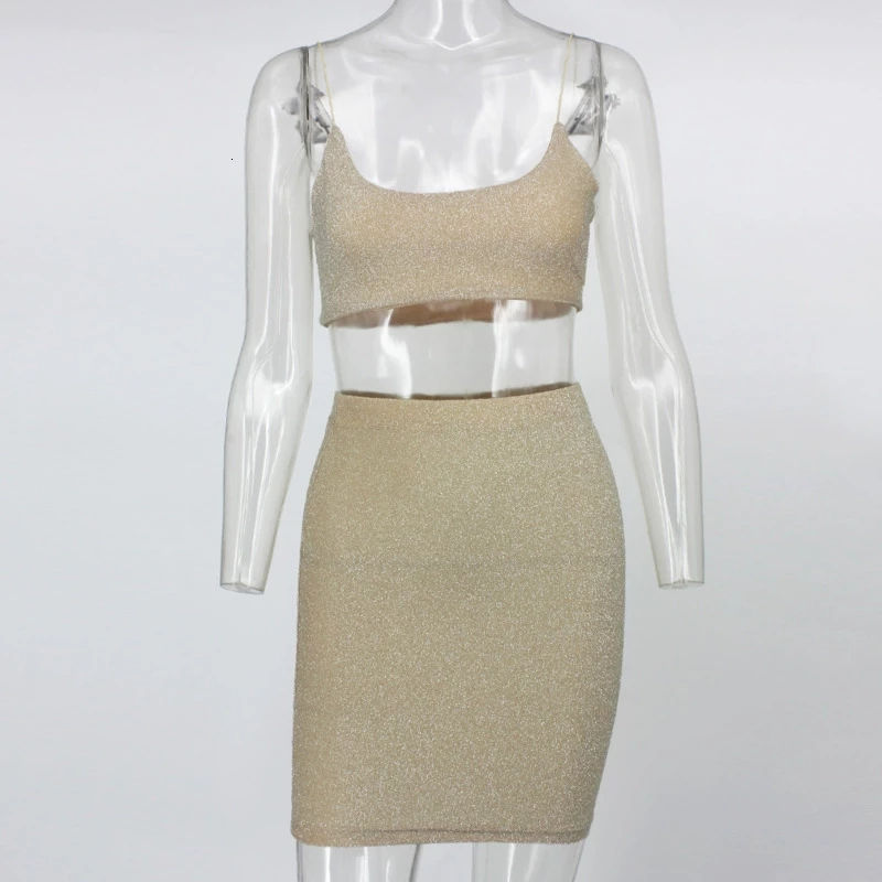 Miniatura: Set 2 piezas top+minifalda Sofia