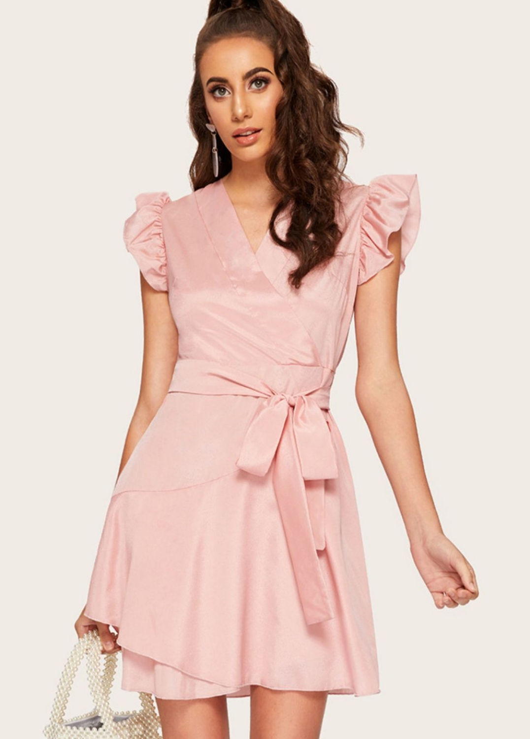 Vestido Elegant ruffle GHC