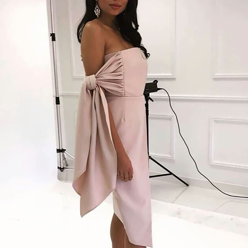 Miniatura: Vestido elegante Glam con lazo SXTQ76