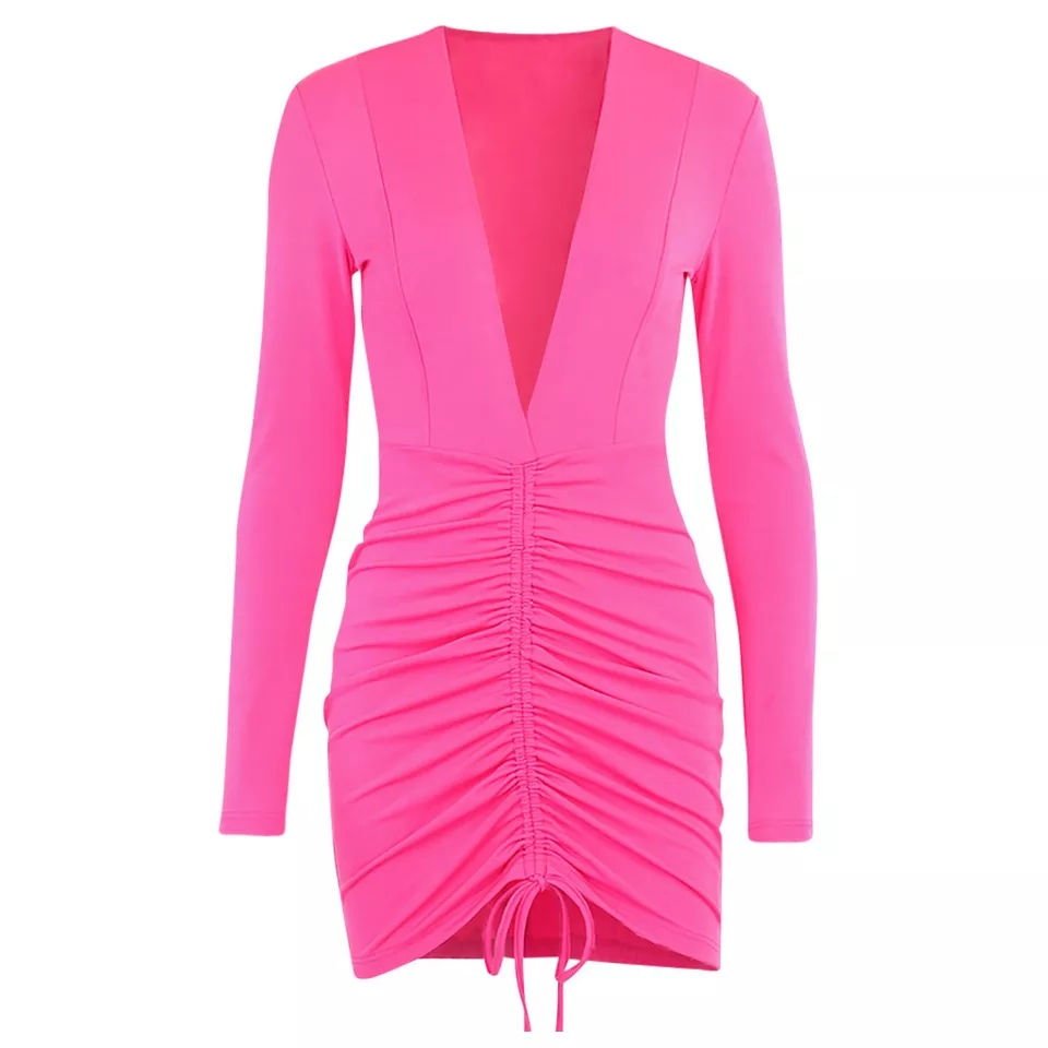 Miniatura: Sexy Vestido Escote Profundo AAQ