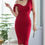 Miniatura: Midi vestido lace glam Bodycon XXG