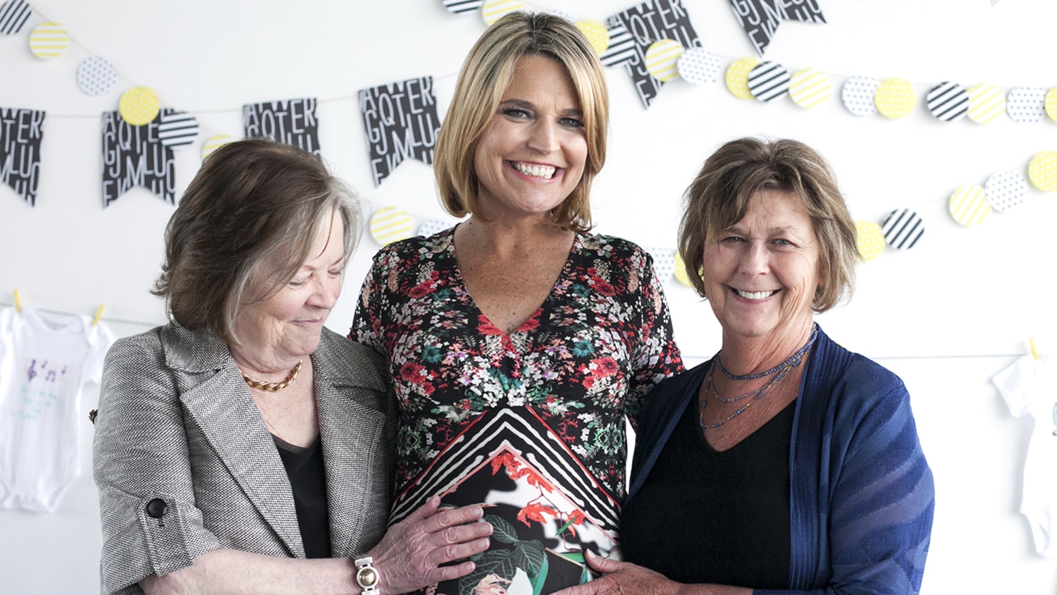 Savannah Guthrie at her baby shower at The Glass Houses in Chelsea, catered by Peter Callahan