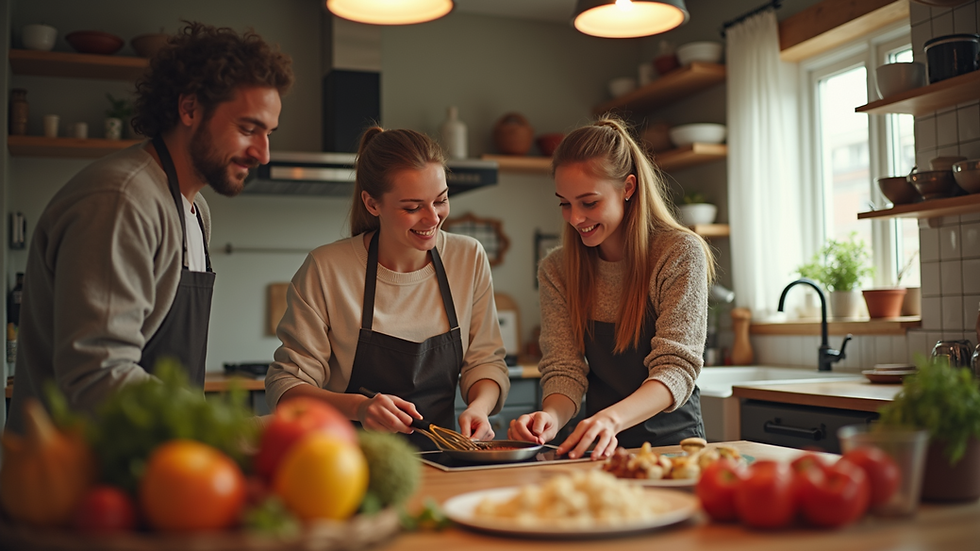 Savoring Food and Friendship: A Cooking Journey