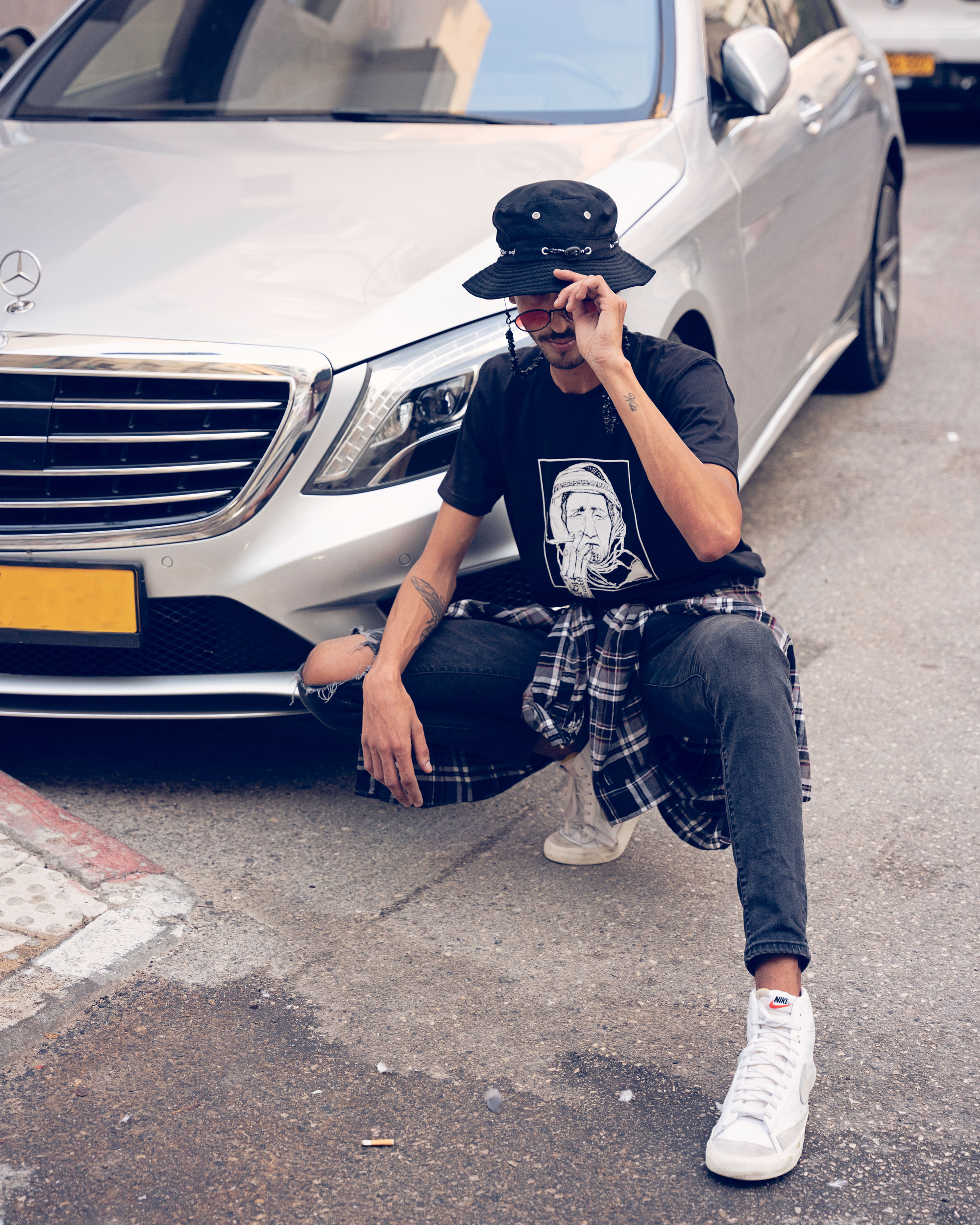 “Siti Al-Hajjah” design in black