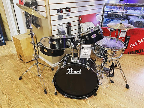 Used Pearl Rhythm Traveller Drum Kit w/Hardware & Cymbals | Rock 