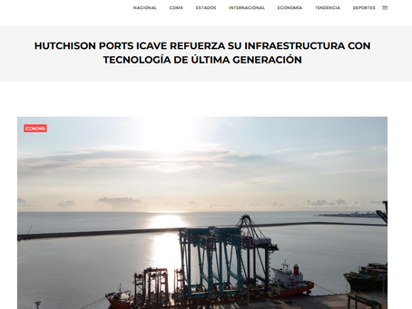 El click informativo - Hutchison Ports ICAVE refuerza su infraestructura con tecnología de última generación