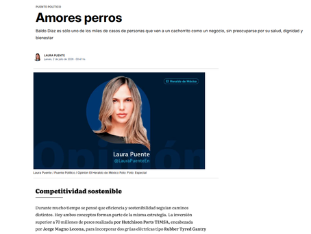 El Heraldo de México - Competitividad sostenible