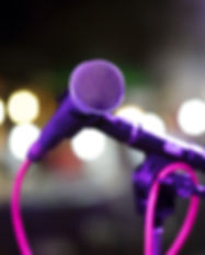 microphone on stage