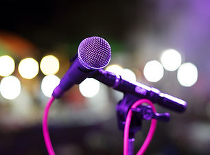 microphone sur scène