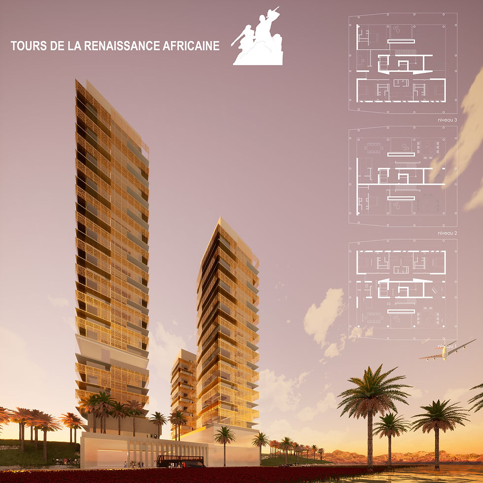 Vue depuis le boulevard