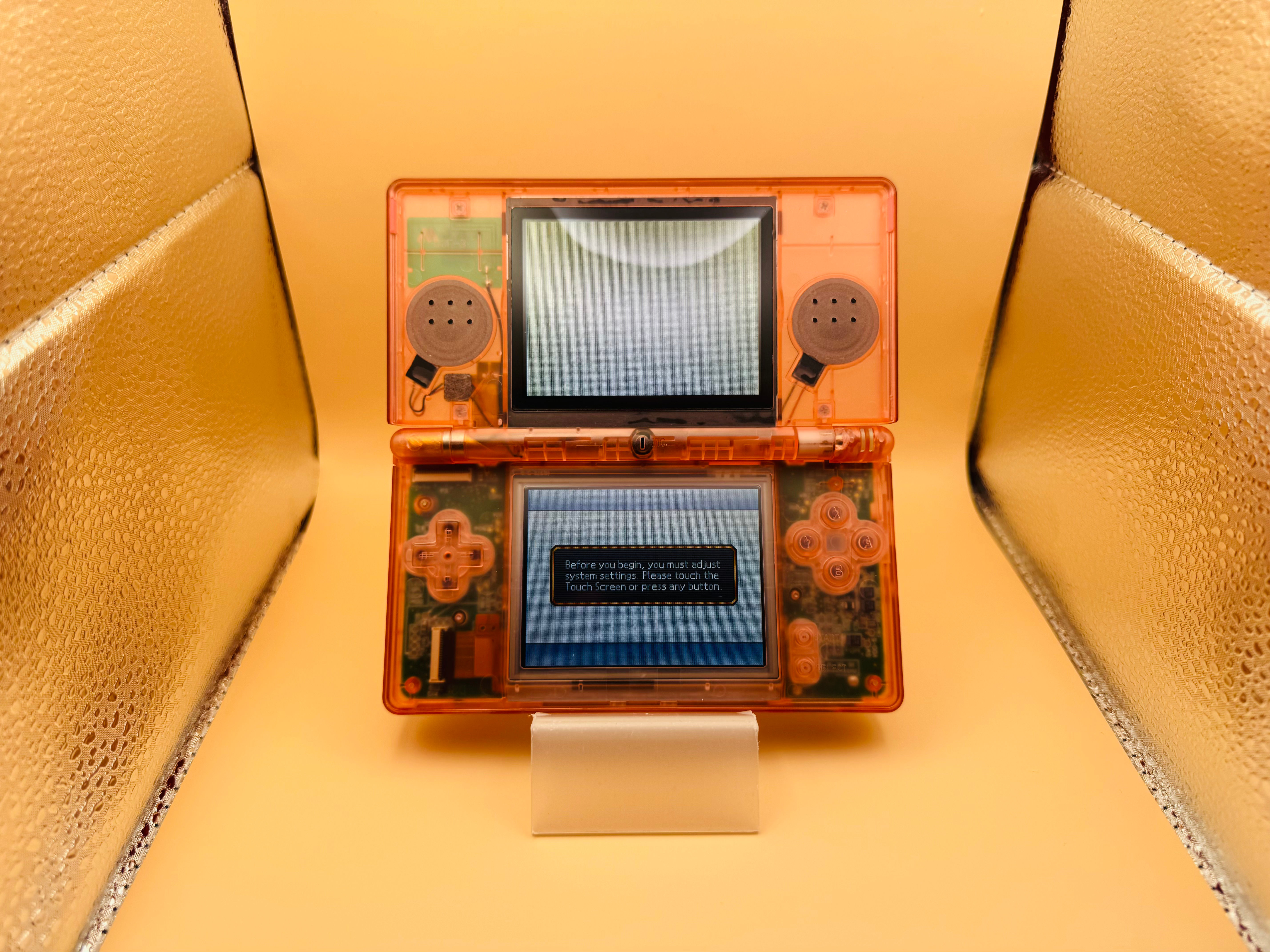 DS Lite with custom cherry pink shell 